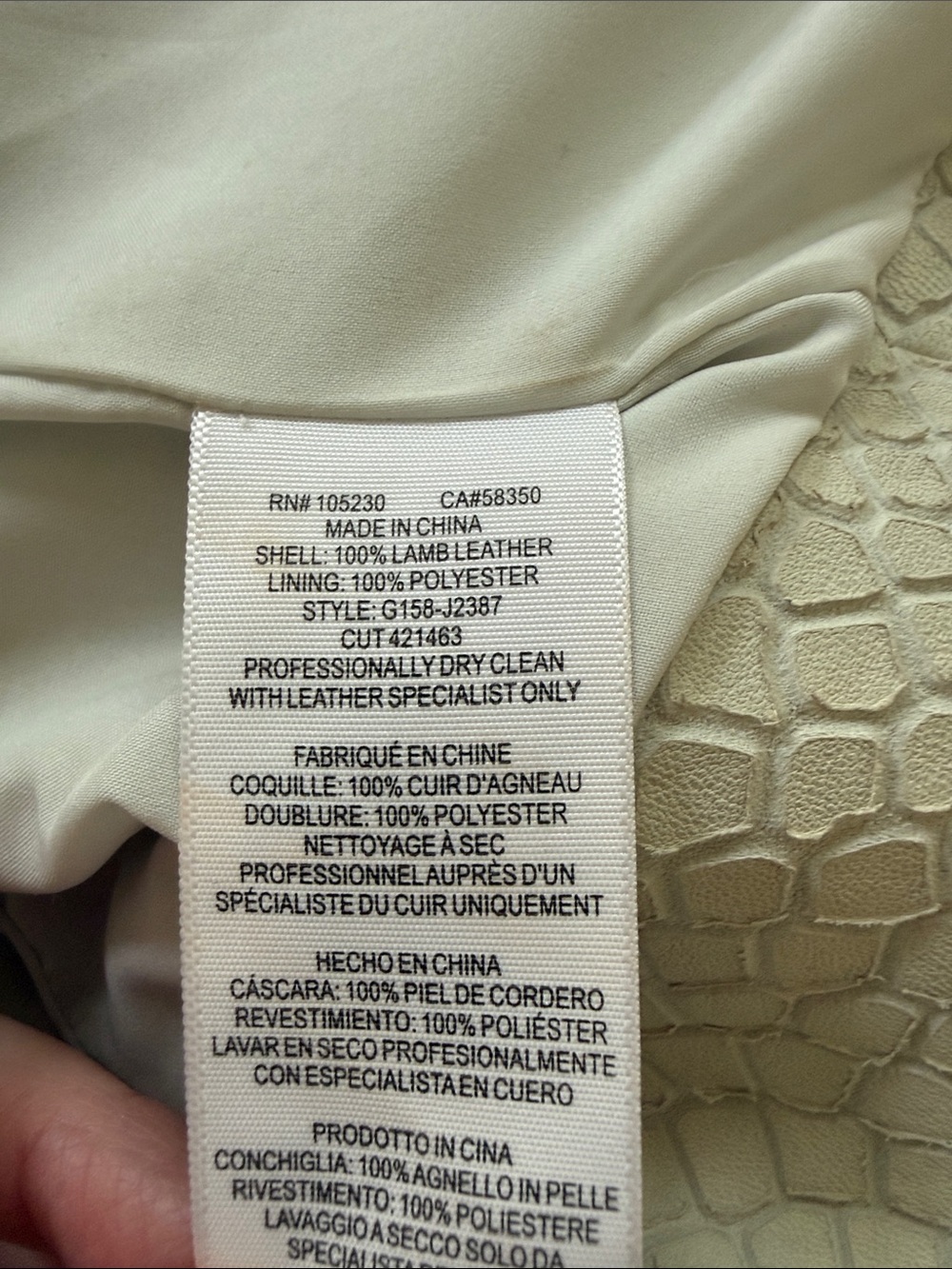 Joie Leather Jacket - Picture 3 of 9